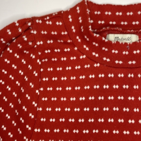 Madewell top. Super cute. Rust color. Size XXS. EUC. - Picture 2 of 7